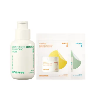 【INNISFREE】官方直營 綠茶籽玻尿酸保濕精華 80ml(補水神器)