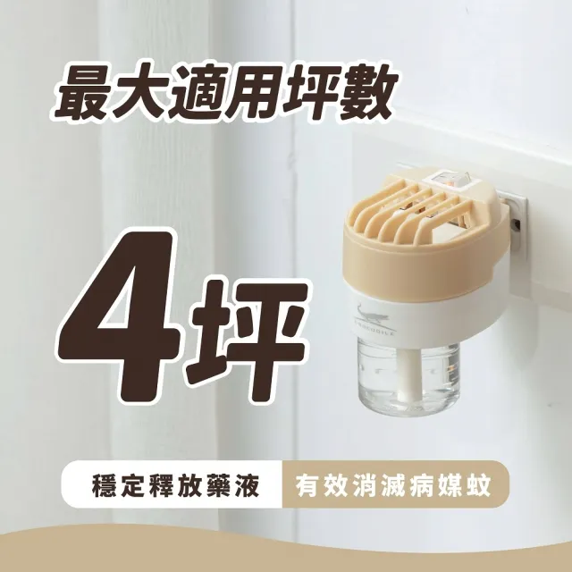 【鱷魚】鱷魚水性液體電蚊香-雙罐裝(日本原體、有效防治登革熱病媒蚊)