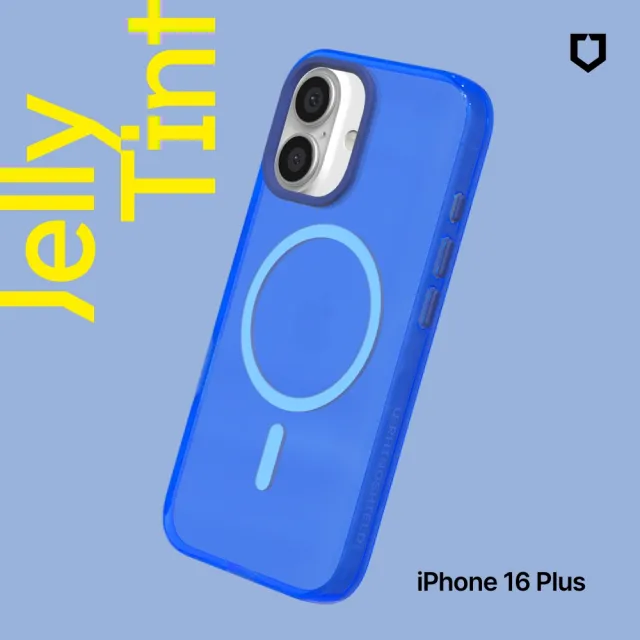 【RHINOSHIELD 犀牛盾】iPhone 16/Plus/Pro/Max JellyTint MagSafe兼容磁吸透明防摔手機殼(相機鍵開孔版)
