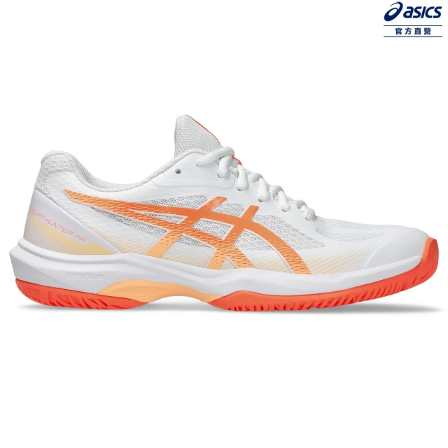 【asics 亞瑟士】COURT HUNTER FF 女款 羽球鞋(1072A112-100)