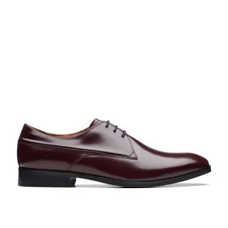 【Clarks】男鞋Craft Clifton Lo 高級拋光亮光皮革紳士鞋 皮鞋(CLM74543D)