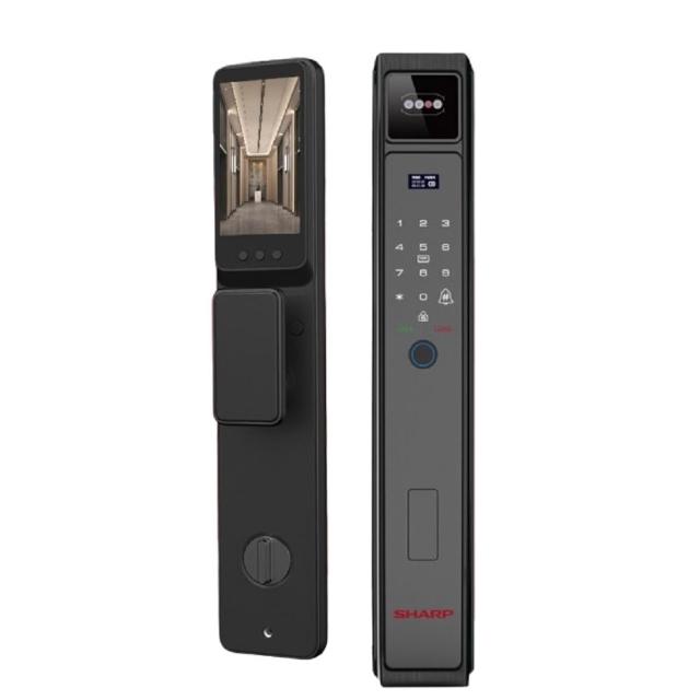 【SHARP 夏普】Holo 3 臉部辨識/掌靜脈/APP/指紋/卡片/密碼/鑰匙(免費基本安裝/總代理公司貨)