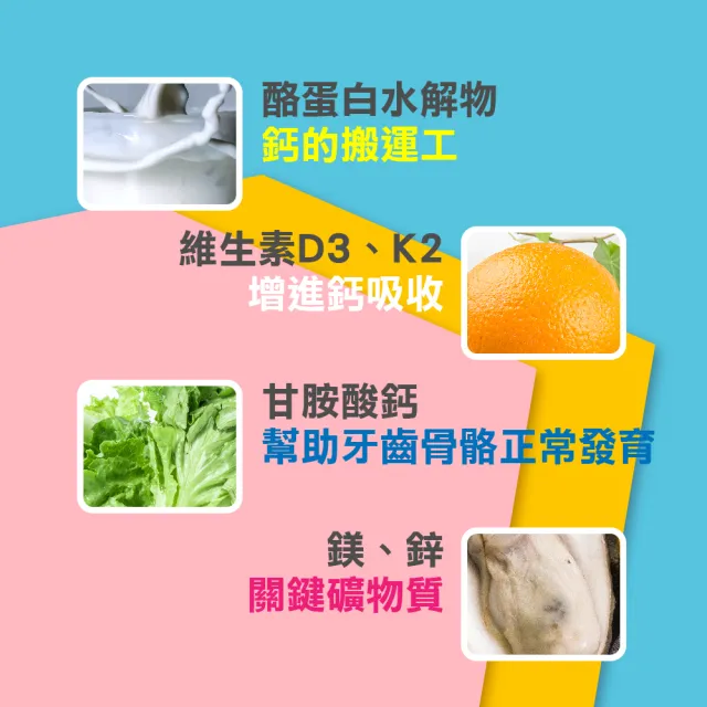 【BeeZin 康萃】鈣口嚼錠 水蜜桃風味X4袋(60錠/袋)