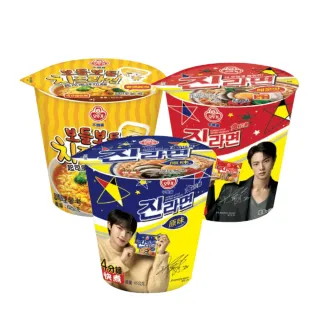 【不倒翁】金拉麵-杯麵3入組(原味/辣味/起司)