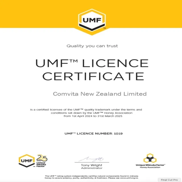 【Comvita 康維他】UMF5+麥蘆卡蜂蜜隨身包10gX30入(紐西蘭官方FernMark銀蕨品質認證)