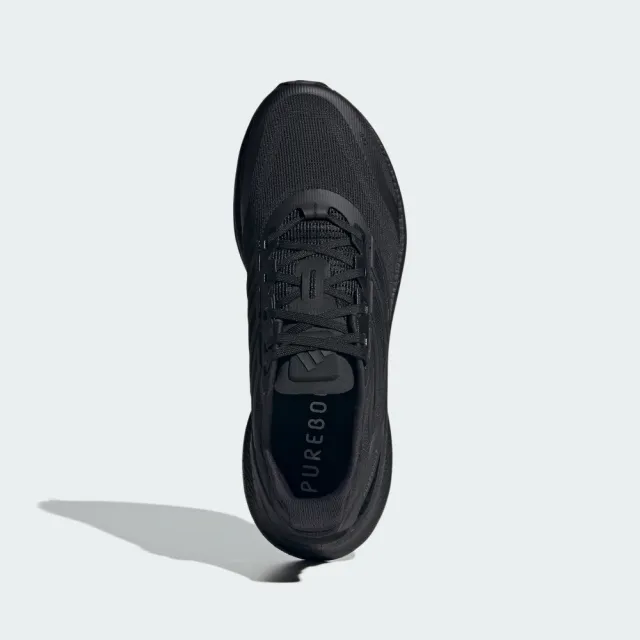 【adidas 愛迪達】慢跑鞋 男鞋 運動鞋 緩震 PUREBOOST 5 CLIMACOOL 黑 JS5061