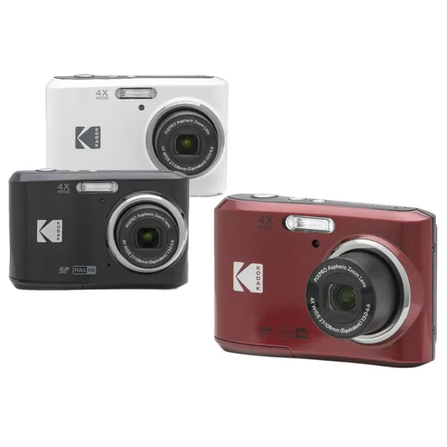 【Kodak 柯達】PIXPRO FZ45 FRIENDLY ZOOM 數位相機 4倍光學變焦 27mm廣角鏡頭(原廠公司貨  一年保固)