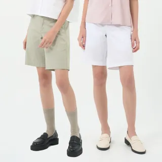 【GIORDANO 佐丹奴】女裝彈力冰冰短褲(多色任選)