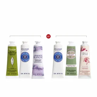 【L’Occitane 歐舒丹】官方直營 隨身小手霜組(護手霜30mlx3/獨家限量)
