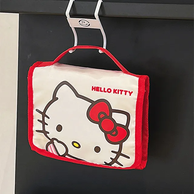 【SANRIO 三麗鷗】雙11 三麗鷗明星便攜提手化妝包盥洗包 旅行收納包(酷洛米/大耳狗/美樂蒂/凱蒂