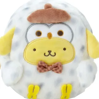 【SANRIO 三麗鷗】森林動物系列 絨毛造型化妝包 布丁狗