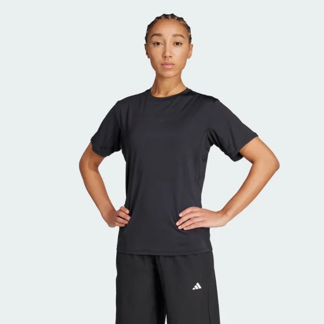 【adidas 愛迪達】運動 休閒 短袖 T恤 女上衣 WTR D4T G2 T(KB5676)
