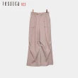 【Jessica Red】休閒時尚寬鬆皺褶直筒工裝長褲R53203
