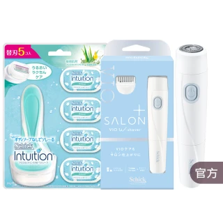 【Schick 舒適牌】舒綺極 Salon Plus VIO除毛刀全身組(VIO除毛刀+1刀把5刀片)