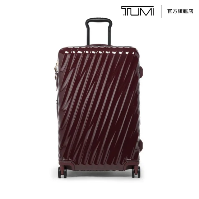 【TUMI】19 DEGREE 26 吋短程可擴充四輪行李箱-勃根地紅(TUMI 官方旗艦店)