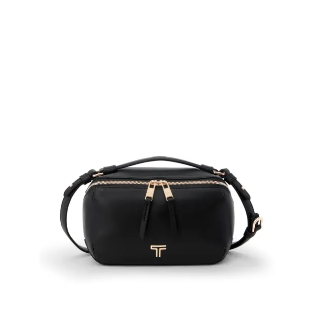 【TUMI】VOYAGEUR Berlin 斜背包-黑/淡金(TUMI 官方旗艦店)