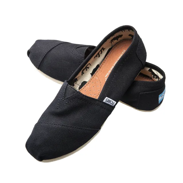 【TOMS】女 經典 素面 Classic Canvas 純色 舒適 休閒鞋 平底鞋 懶人鞋 帆布鞋 一腳蹬 百搭 多色任選