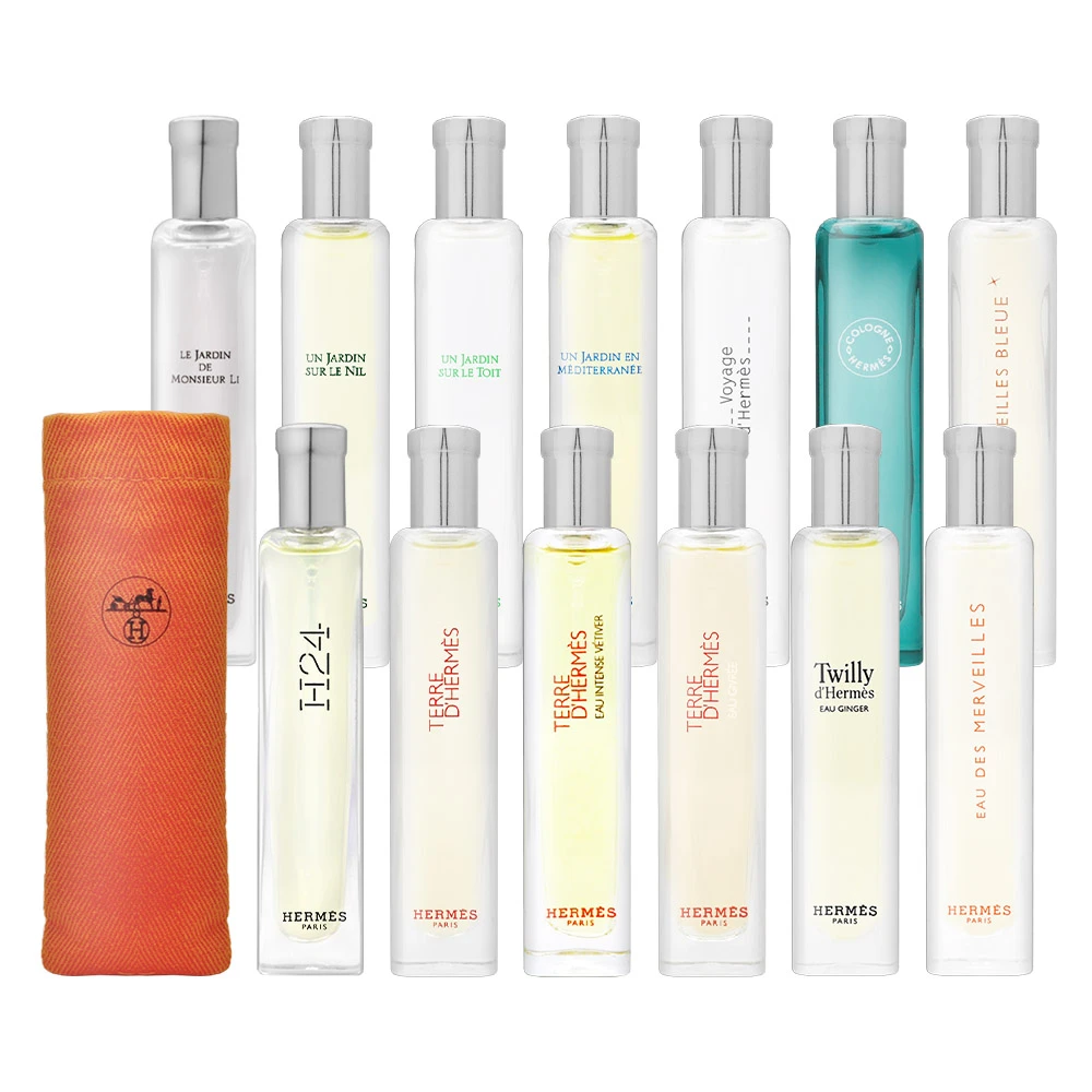 愛馬仕香水 Hermes 愛馬仕系列香水 15ml 多款任選,國際航空版-布袋裝)