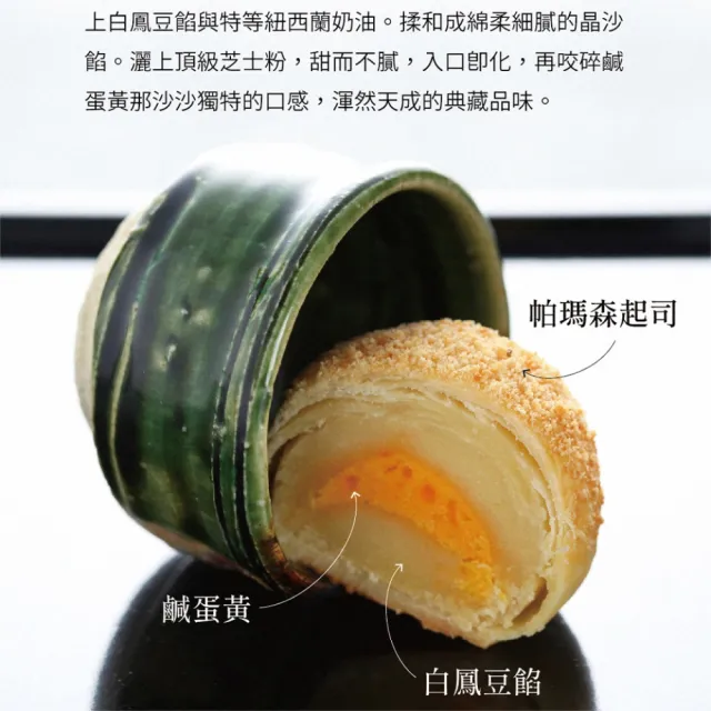 【阿聰師】晶饌月見6入禮盒x1盒(附提袋/伴手禮/台中/中秋/送禮/國宴/禮盒/外銷)_中秋 中秋禮盒