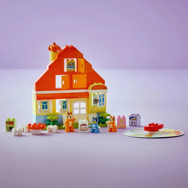 【LEGO 樂高】得寶系列 10459 布麗的家和記憶遊戲(Bluey 妙妙犬布麗 幼兒積木 兒童玩具)