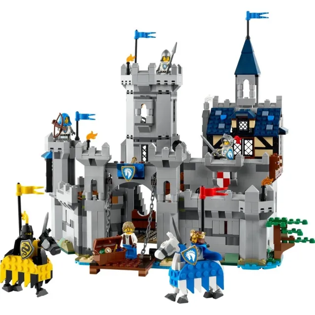 【LEGO 樂高】創意百變系列3合1 31168 中世紀騎士城堡(建築模型 DIY積木 兒童玩具 積木)