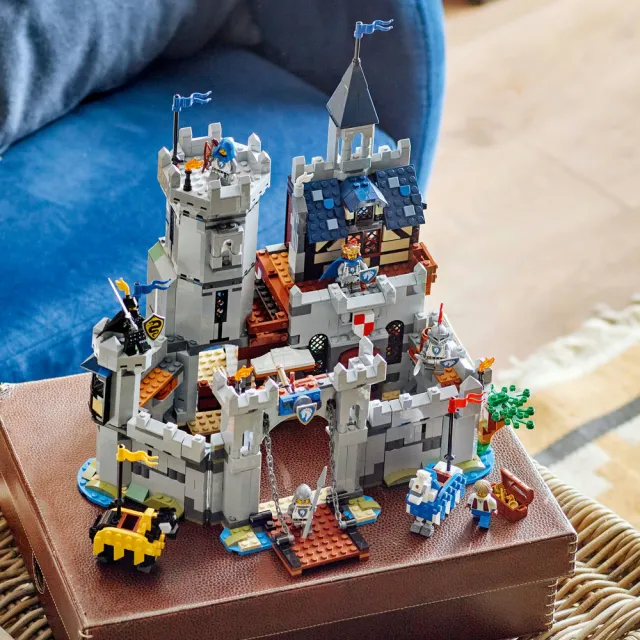 【LEGO 樂高】創意百變系列3合1 31168 中世紀騎士城堡(建築模型 DIY積木 兒童玩具 積木)