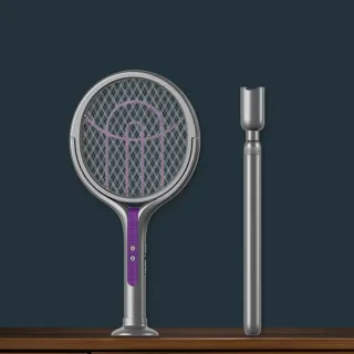 滅蚊拍 可延長伸縮電蚊拍 充電時折疊滅蚊拍 家用滅蚊器二合一滅蚊燈(滅蚊拍、減蚊拍、減蚊燈、滅蚊拍)