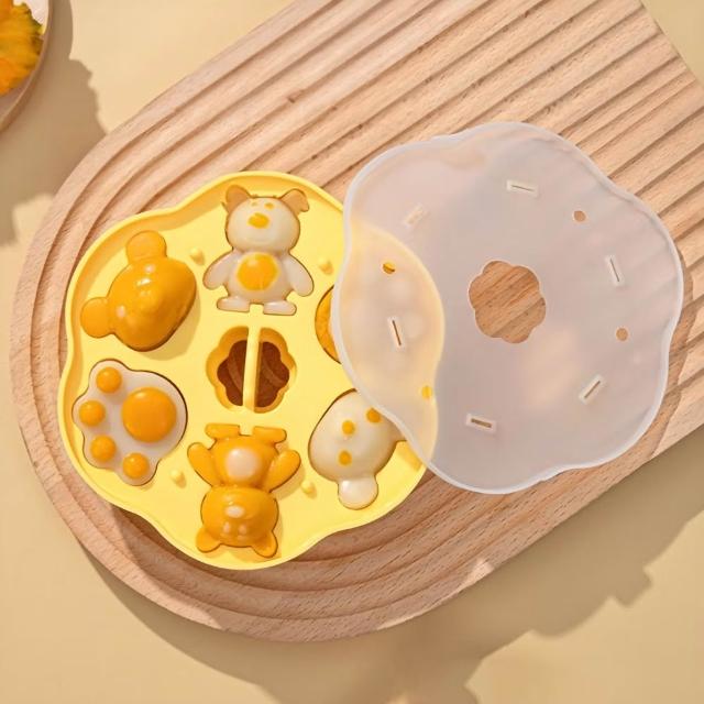 熊熊食品級矽膠模具(雪糕 冰棒模 寶寶輔食 蒸糕 嬰兒 兒童 冰格 冰塊 冰球)