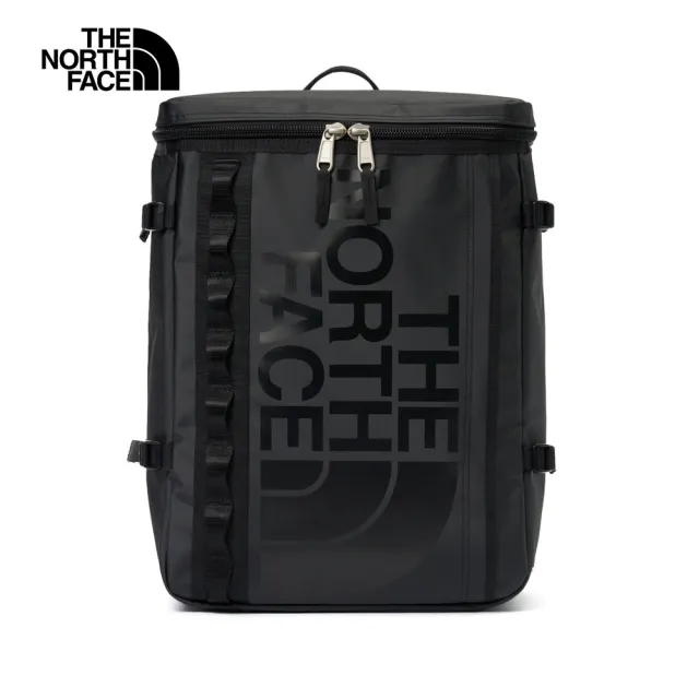 【The North Face】TNF 休閒 運動 舒適背負大容量後背包 BASE CAMP FUSE BOX 男女 黑(NF0A3KVR4HF)