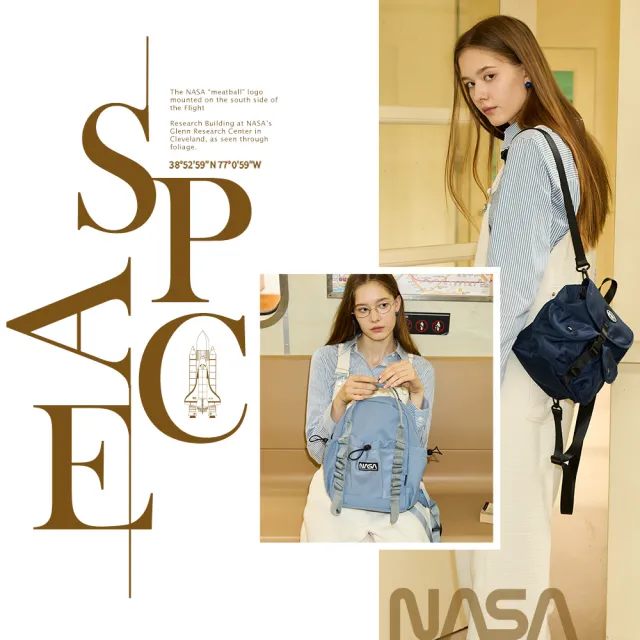 【NASA SPACE授權】買一送一。買後背包送品牌手機包│美國太空旅人大容量旅行後背包(多款任選)