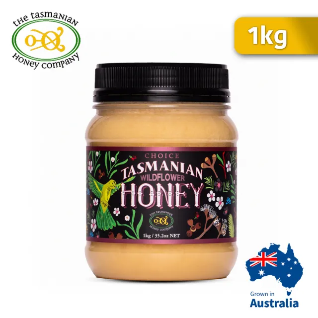 【THE TASMANIAN HONEY COMPANY】澳洲塔斯馬尼亞島野生花蜜生蜂蜜-1kg(Wild Flower)