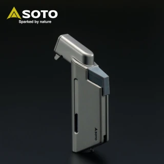 【SOTO】金屬棕L型填充式迷你點火器 ST-489TB(掌中型打火機)
