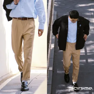 【plain-me】男女褲 吸濕排汗 LOKA修身長褲 COP1677 工作褲 九分褲(長褲 褲子 修身 彈性 機能)