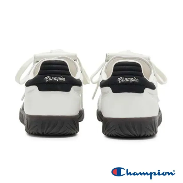 【Champion】官方直營 男性款-Champ T-trainer膠底復古休閒鞋-米黑色(U5AFCTM15U3)