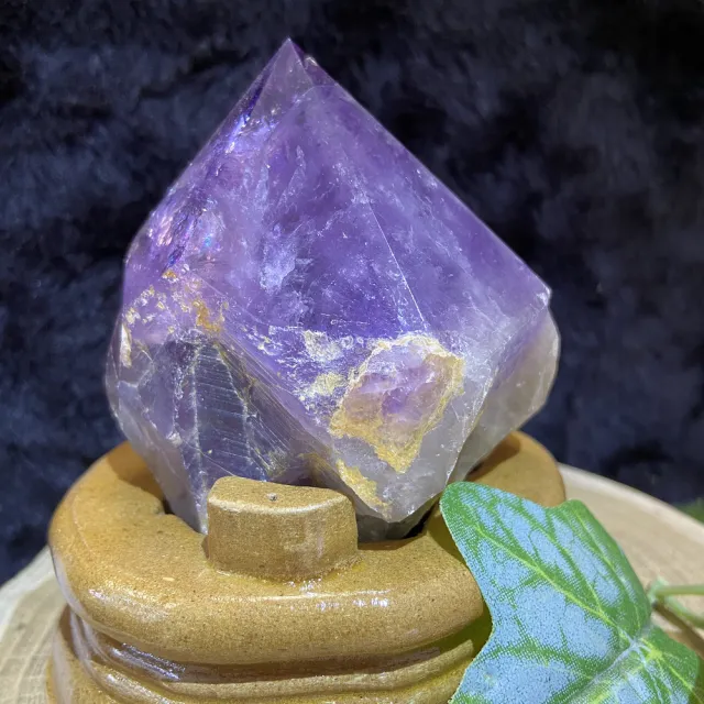 【Cocozy世界水晶原礦】剛果紫晶大牙拋光擺件 02-3(緩和情緒 平衡能量)