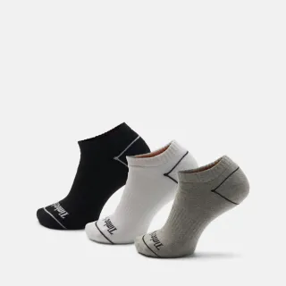【Timberland 官方旗艦】中性多配色隱形襪三入組(A6BA3M05)