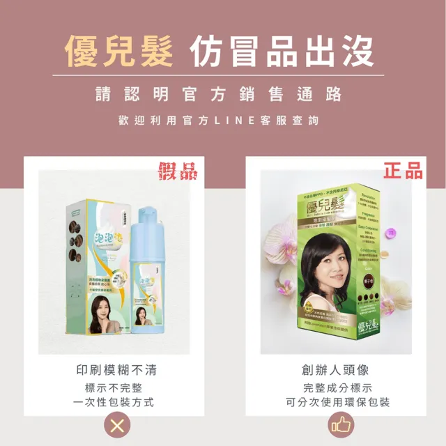 【優兒髮】美魔女泡泡染髮劑x3盒(酒紅色)
