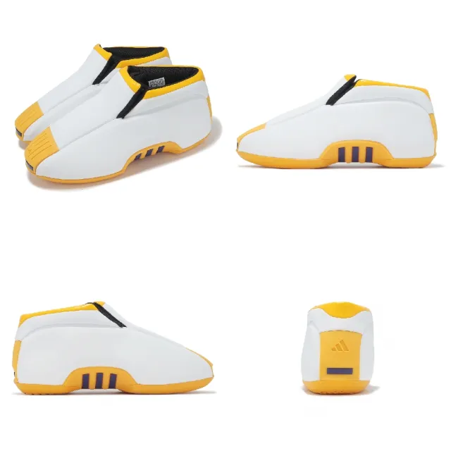 【adidas 愛迪達】籃球鞋 Crazy 2 男鞋 白 黃 KOBE All-Star 全明星賽 愛迪達(JI0337)