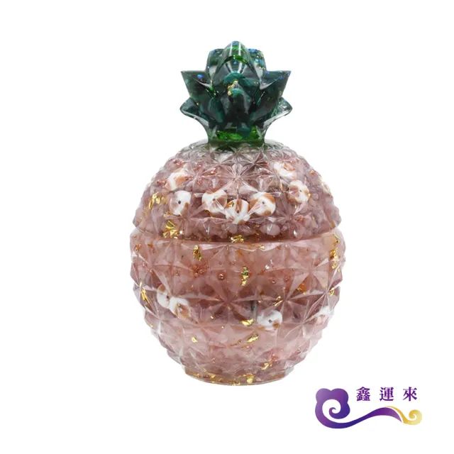【鑫運來】◎奧剛能量鳳梨聚寶盆