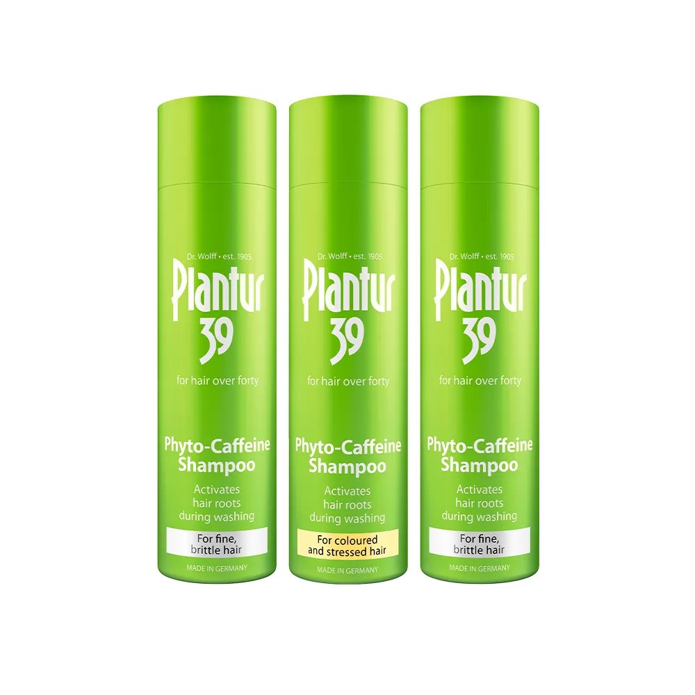 【Plantur39官方直營】植物與咖啡因洗髮露 250ml(染燙髮/細軟髮 任選三)
