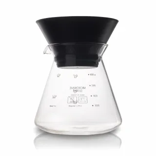 【Driver】乾濕二用密封罐-600ml(耐熱玻璃壺 冷水壺 咖啡壺 收納罐 玻璃罐 咖啡器具 手沖咖啡)