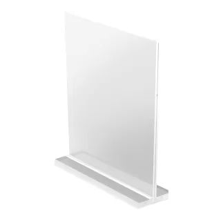 【SMILE】2入價格牌 4A立牌 壓克力展示架 透明價目表DM架 4-ABA4(壓克力A4展示牌 廣告告示牌)