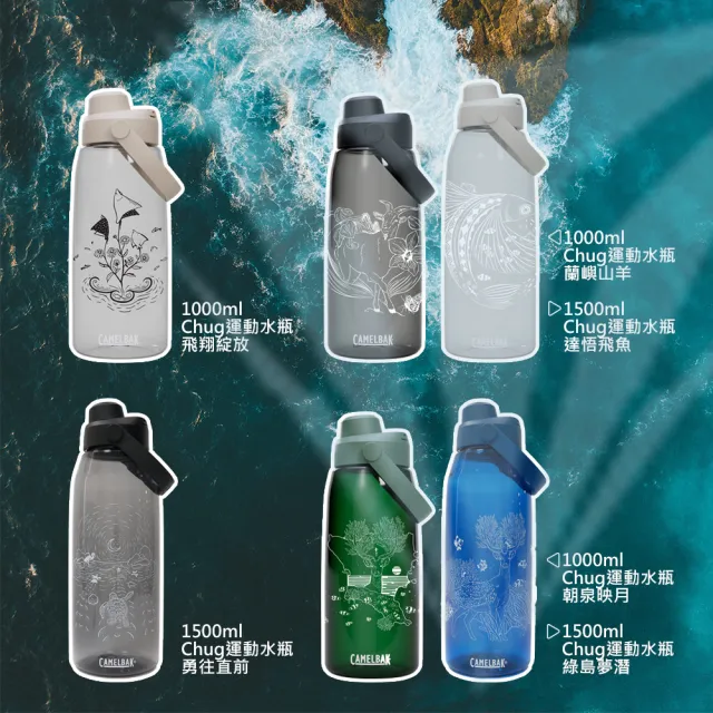 【CAMELBAK】1500ml Chug運動水瓶 離島記憶系列(台灣限定/澎湖/小琉球/綠島/蘭嶼)