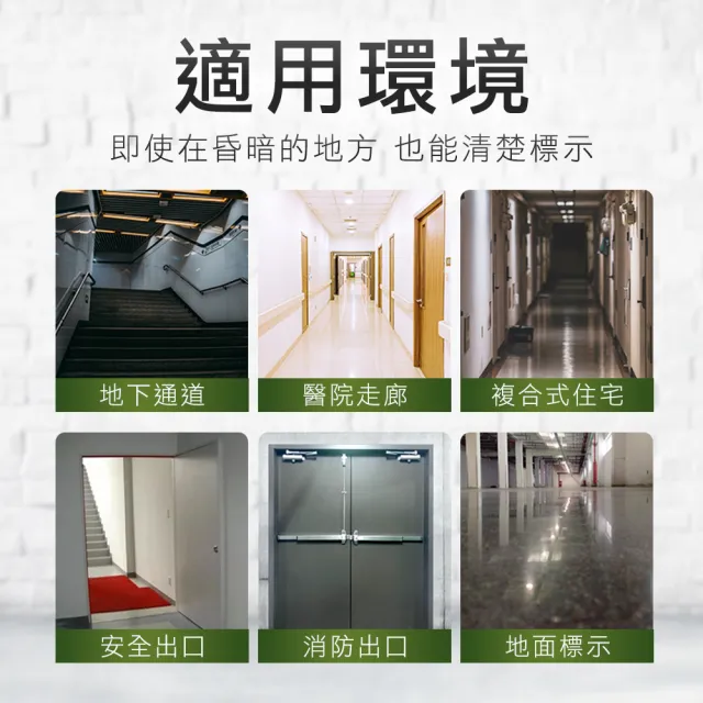 【NOC】安全出口指示牌 2入 疏散標誌 應急逃生 夜光 逃生指示燈 停電逃生方向 PSE34-F(疏散通道 疏散應急)
