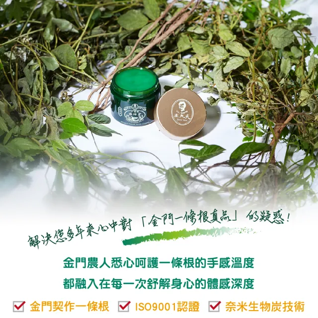 【王大夫一條根】一條根擦倍靈油膏50g