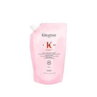 【KERASTASE 巴黎卡詩】粉漾芯生髮浴清爽型 500ml補充包(洗髮精/控油/頭皮保養/蓬鬆/養髮)