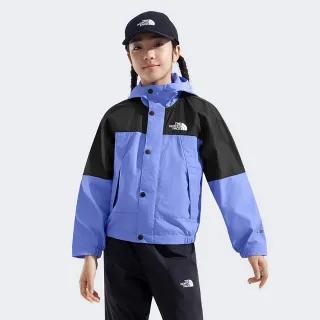 【The North Face】北面兒童藍色DWR防潑水防風外套｜8B800YI