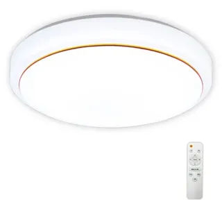 【聚美照明】吸頂燈 新款圓形無極遙控調光LED臥室燈 50cm(吸頂燈/客廳燈/臥室燈/吸燈/燈)