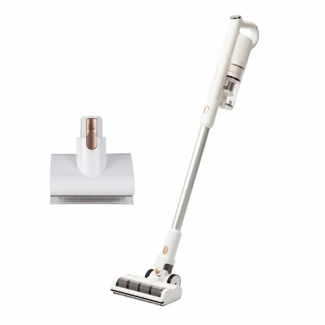 【SANSUI 山水】輕量無線吸塵器 超值塵蹣組(SVC-W010)