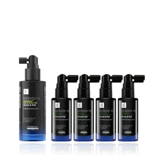 【L’OREAL 巴黎萊雅PRO】絲芮雅黑鑽石逆齡精粹 90ml(全新升級★小黑瓶頭皮精華/養髮/健髮/白髮困擾適用)